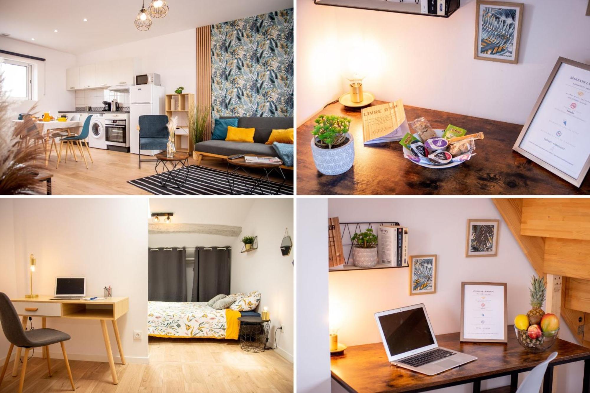Duplex Cocoon - 10 Min De Blaye - 20 Min Cnpe - Wifi - Tv Hd Apartment Saint-Seurin-de-Cursac Exterior photo
